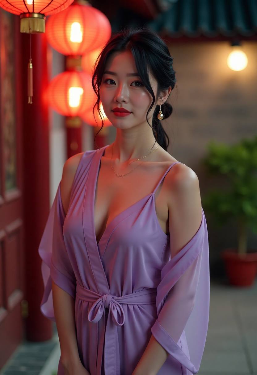自然窗光下的人物电影画面